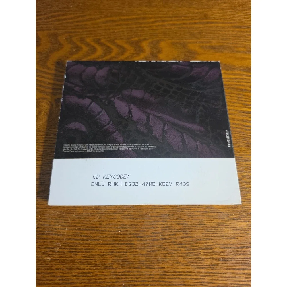 Horizons Empire Of Istaria (PC CD-ROM‎ Atari 2003) 2 CD Set